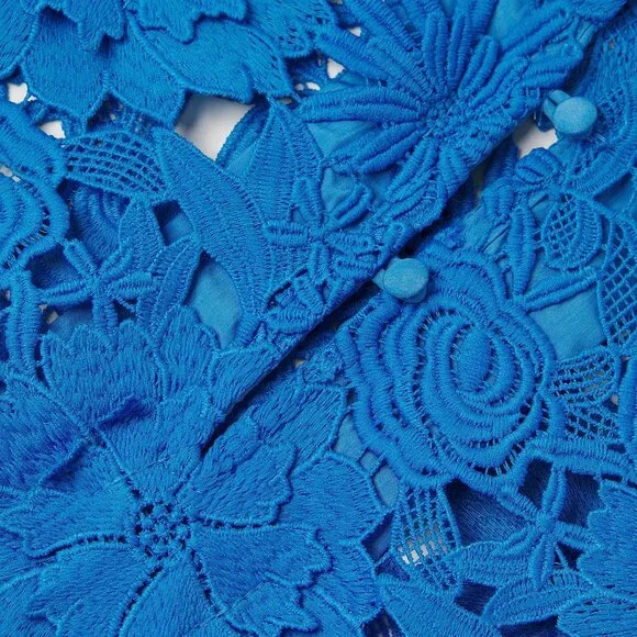 Floral Lace Mini Caftan - Picture 6 of 9